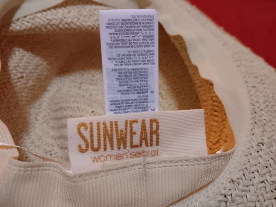 Chapéu Women'secret - tipo palha, abas grandes