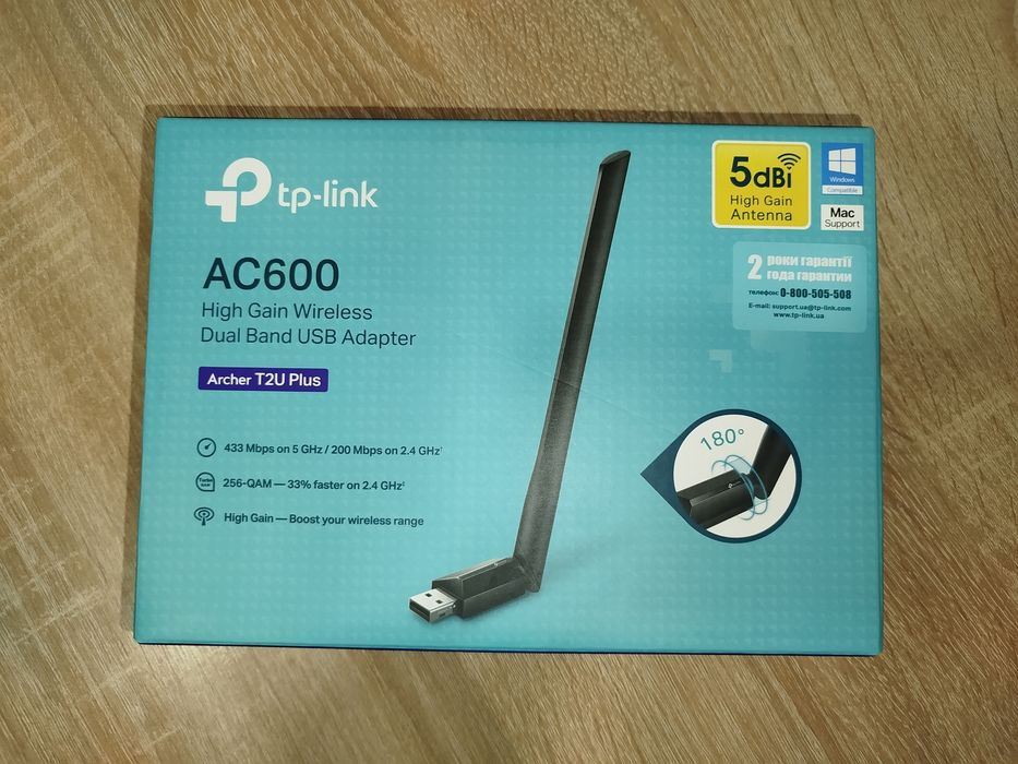 Wi-fi USB адаптер Tp-link AC600