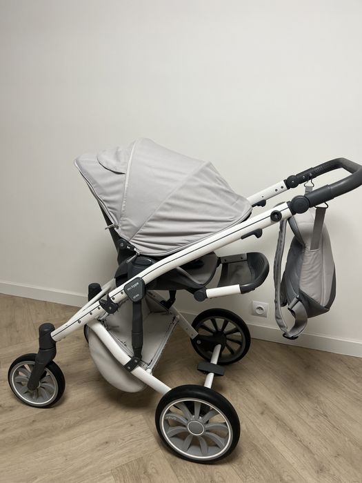 Wózek anex m type szaro-bialy 2w1
