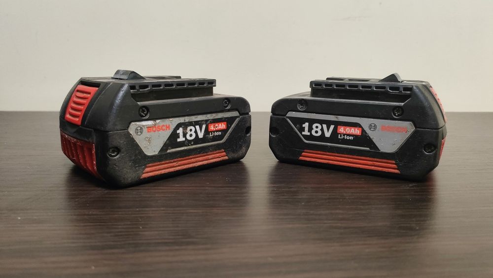 2 Akumulatory BOSCH 18V 4Ah