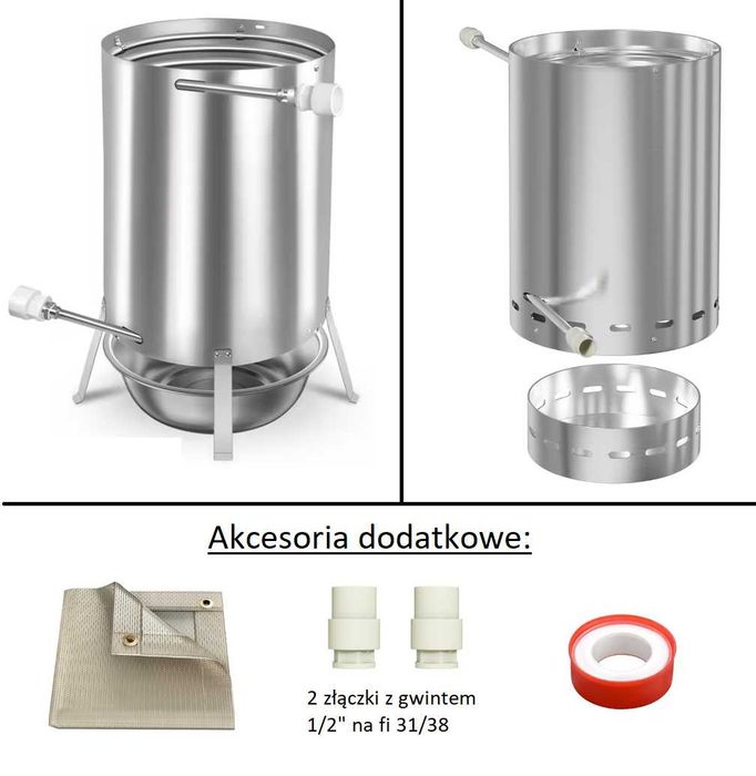 Wiadro na drewno, Podgrzewacz do jacuzzi basenu