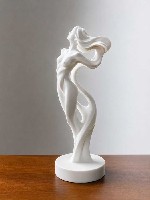 Escultura Decorativa Moderna Feminina | Design Exclusivo