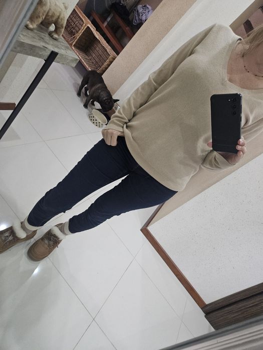 Uniqlo _ sweterek 100 % kaszmir L