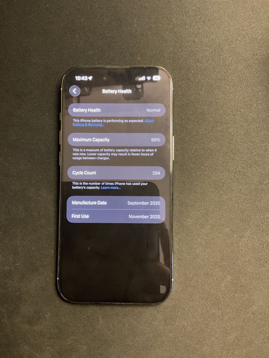 iPhone Air 256gb blue