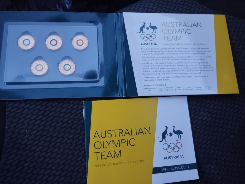 Conjunto de 5 moedas