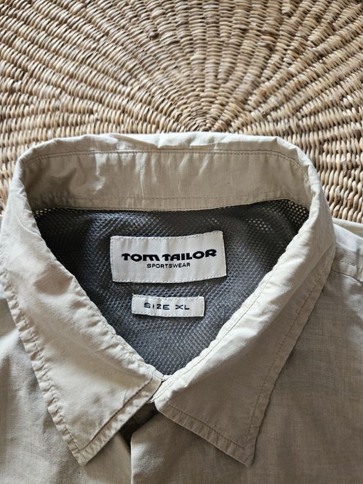 Tom Tailor piaskowa koszula sportswear fit & sport r XL