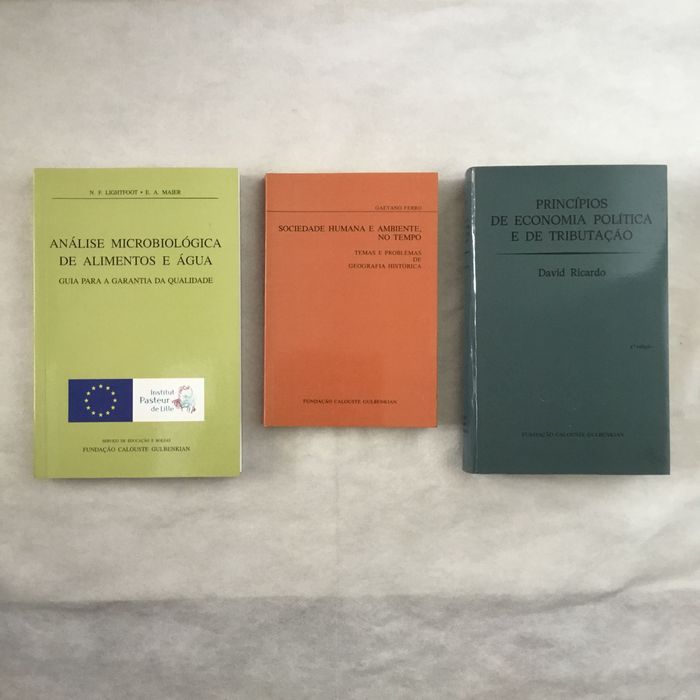 Livros da Fundação Gulbenkian