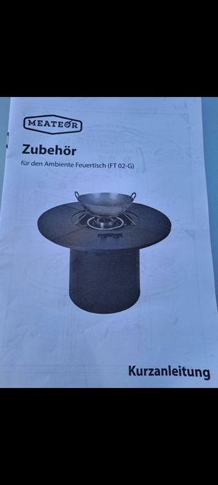 Palenisko ogrodowe biwakowe z patelnią