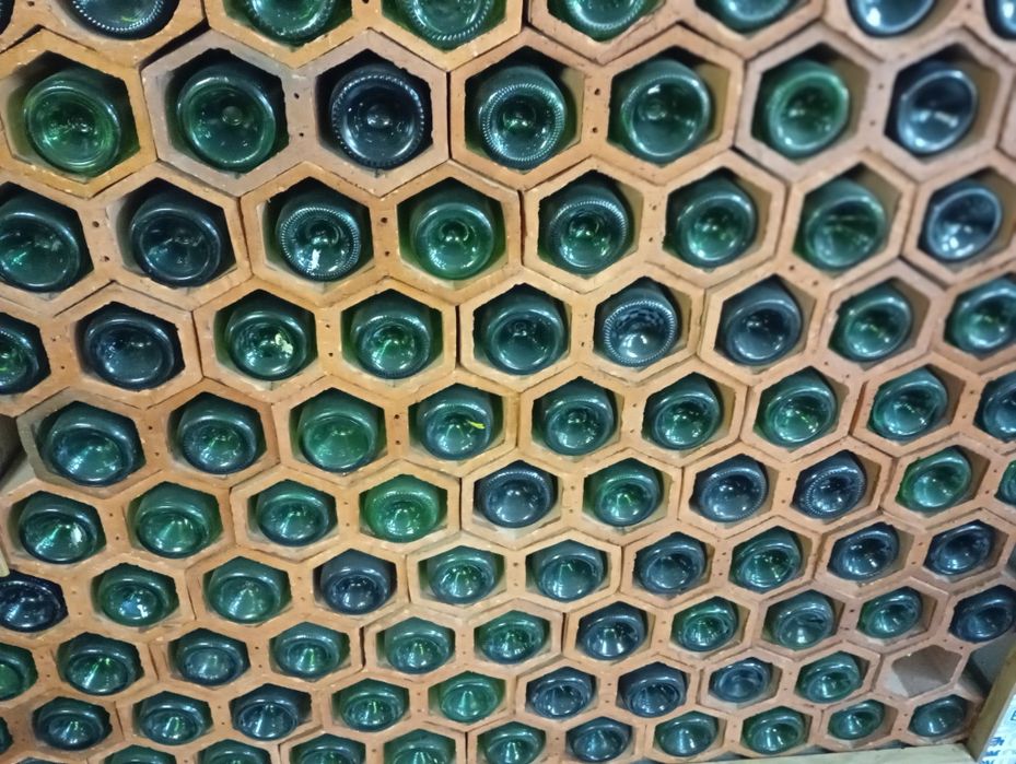 Garrafas em vidro antigas