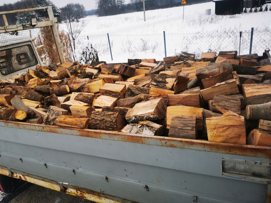 SUCHE DREWNO opałowe i Kominkowe Transport Hds, WYWROTKA we