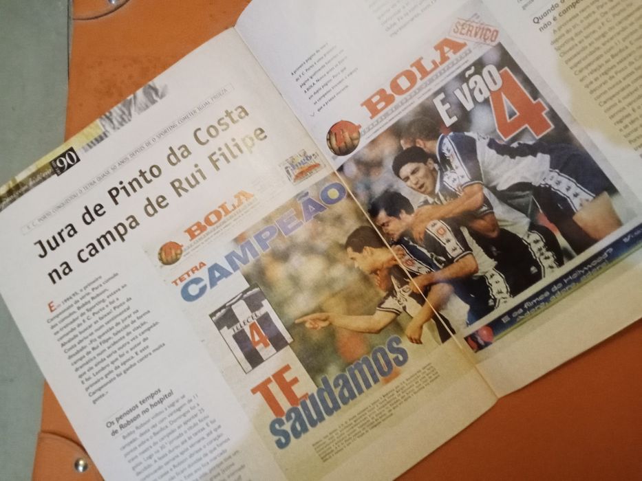 Revista a Bola comemoração