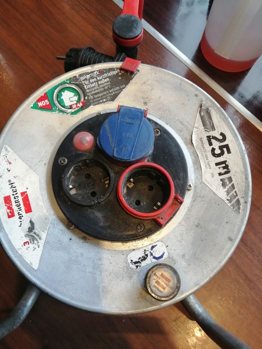 Rolka kabel przedłużający 25 m