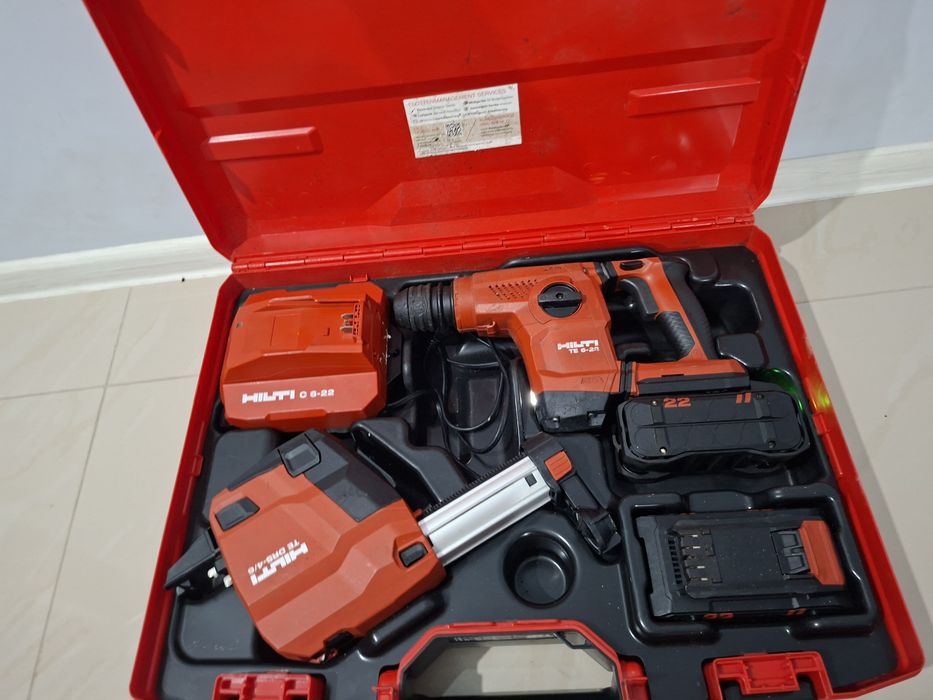 Hilti TE 6-22 Акумуляторний перфоратор з пилососом