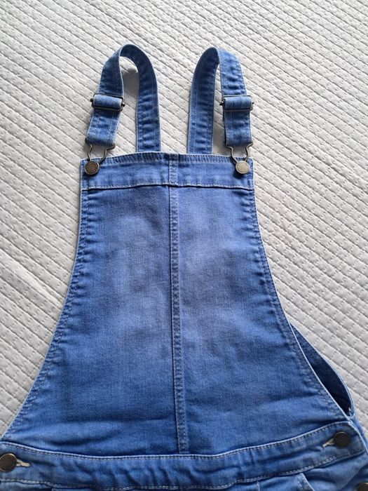 M&S jeansowe ogrodniczki r.164cm
