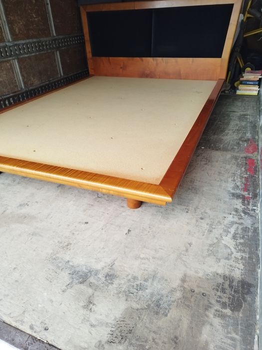 Cama casal madeira maciça