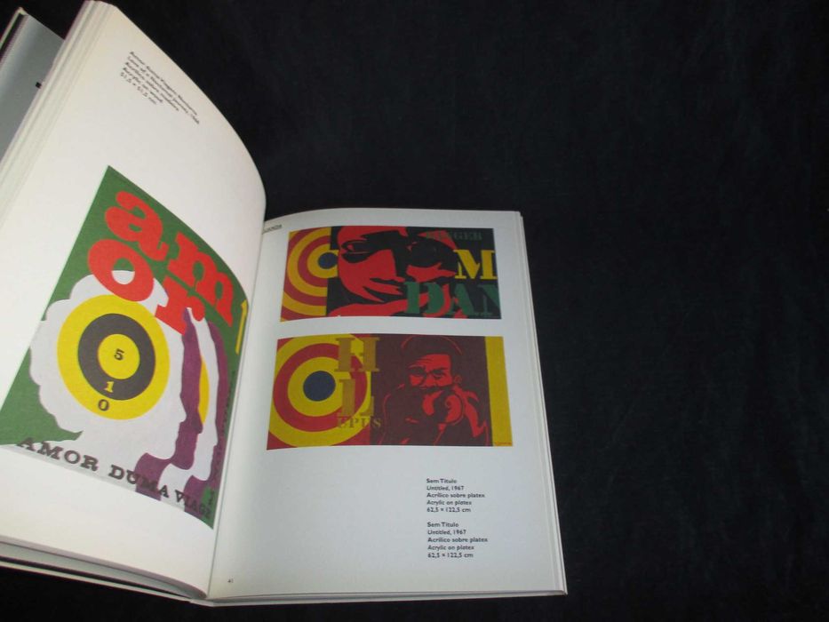 Livro P de Pop Pintura e Poster José de Guimarães