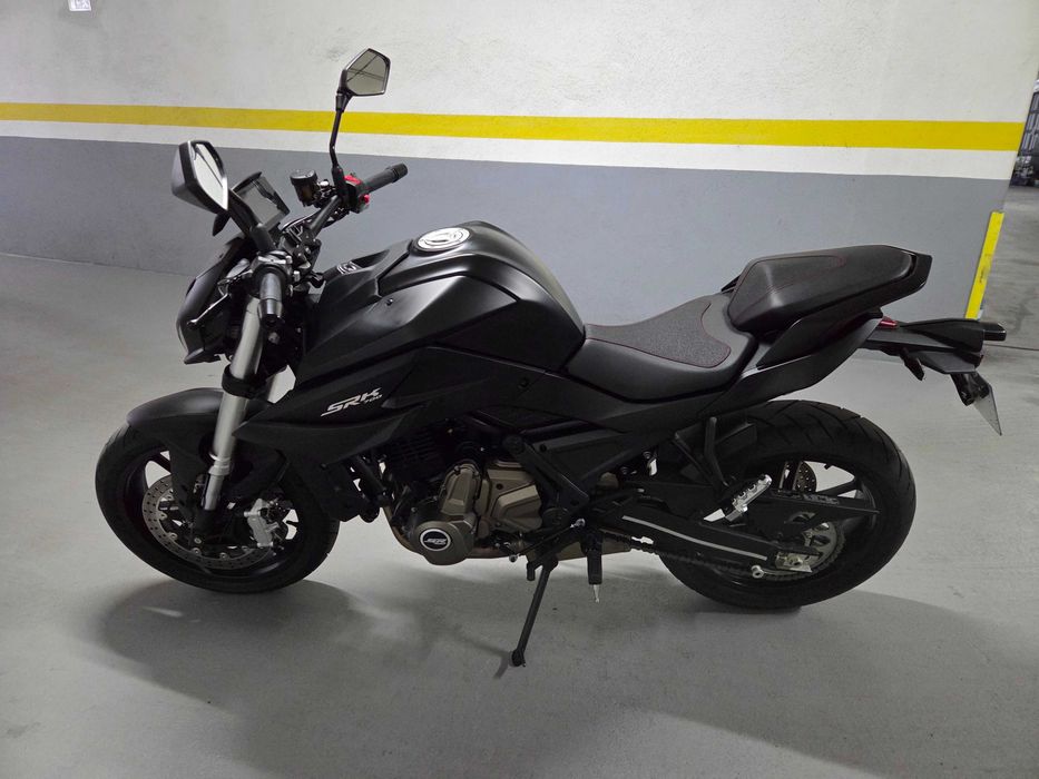 QJMotor SRK700, 2024, 1000km, 35KW/cartaA2-deslimitada,garantia total até 02/2030
