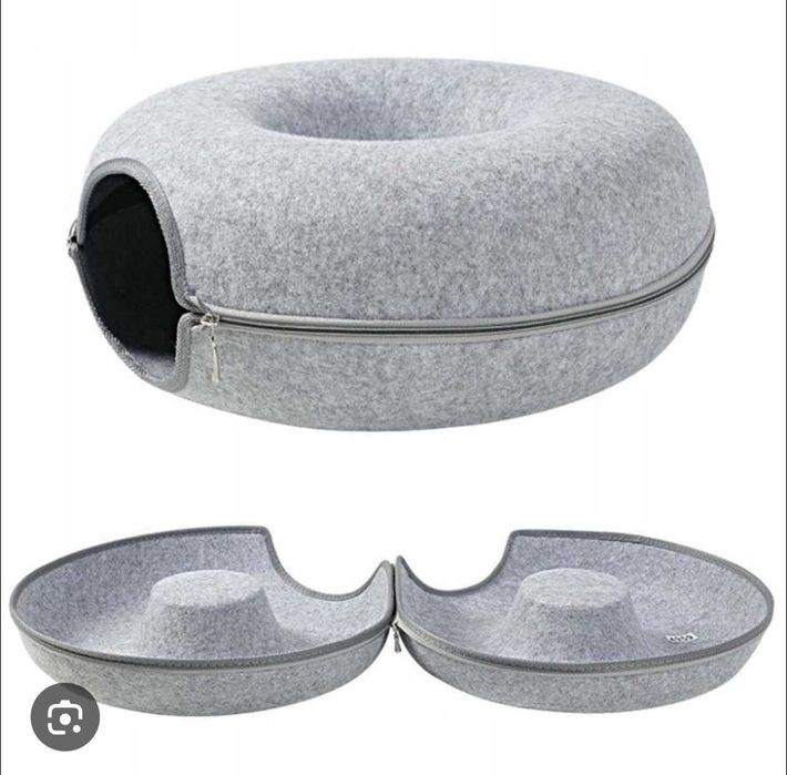 Markowy Donut Tunel drapal dla kota leżanka domek DREAMTEAM