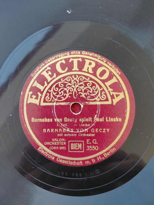 Lote 14 Discos 78 RPM Antigos – Música Clássica, Ópera e Salão Alemão (Anos 30/40)