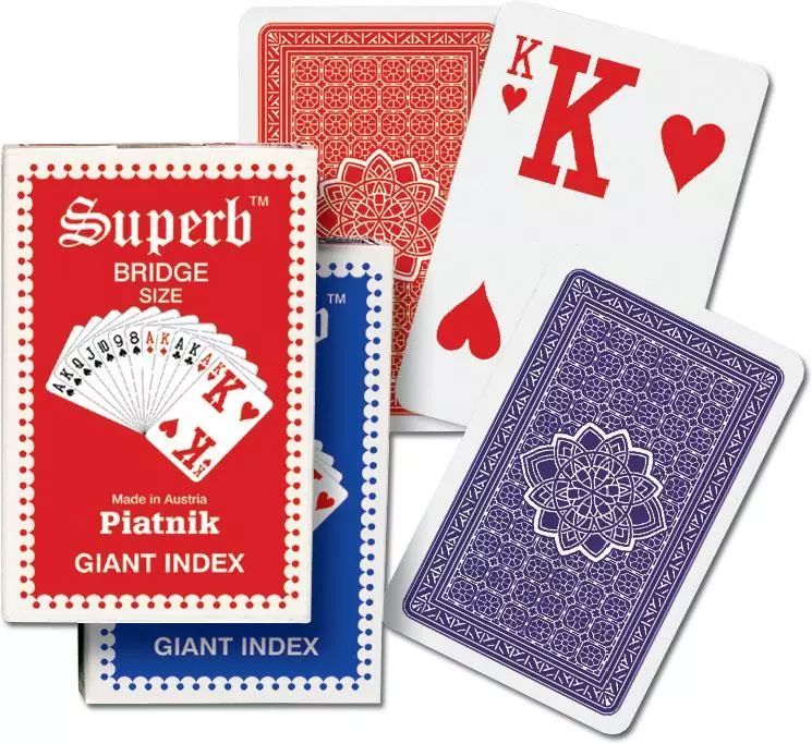 Karty standard "Ogromne indeksy" PIATNIK. Piatnik. Nowy Produkt