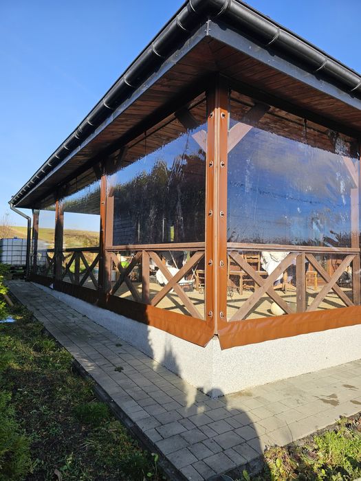 Plandeki na altane taras osłona tarasowa plandeka