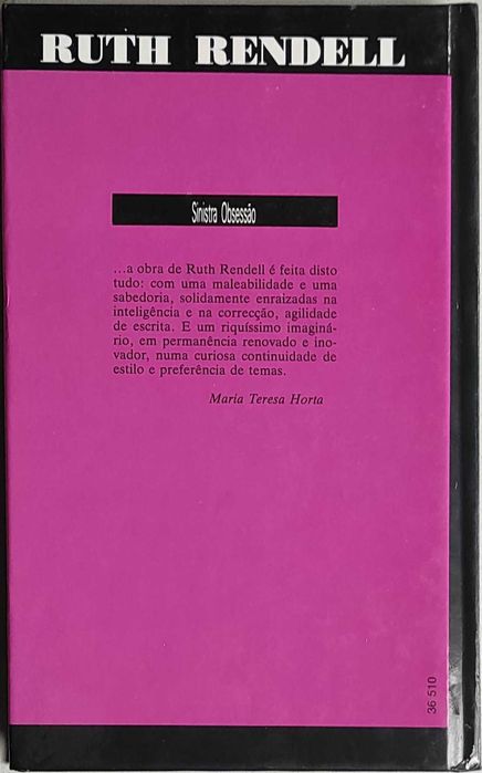 Livro - Sinistra Obsessão