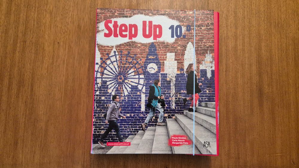 Vendo Dossier do Professor e Manual de Inglês STEP UP, 10º Ano - NOVO!