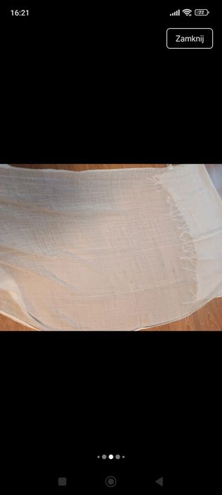 Piękny biały szal H&M