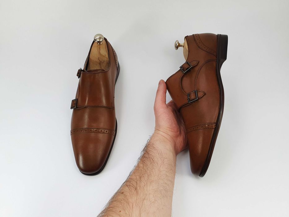 Коричневі туфлі монкі BURTON