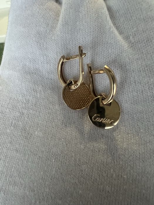 Серьги в стиле cartier