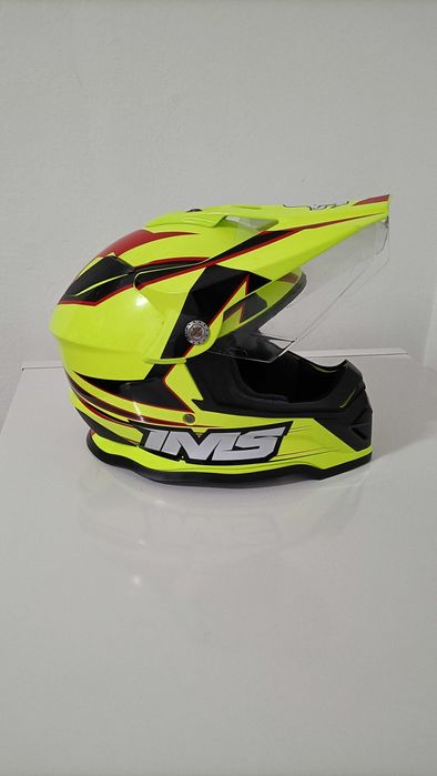 Capacete marca IMS com viseira