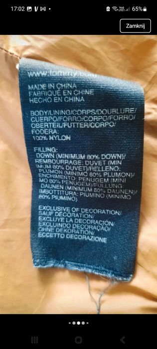 Kurtka puchowa r.38,Tommy Hilfiger, Gant, Helly Hansen, Reima, Massimo Dutti