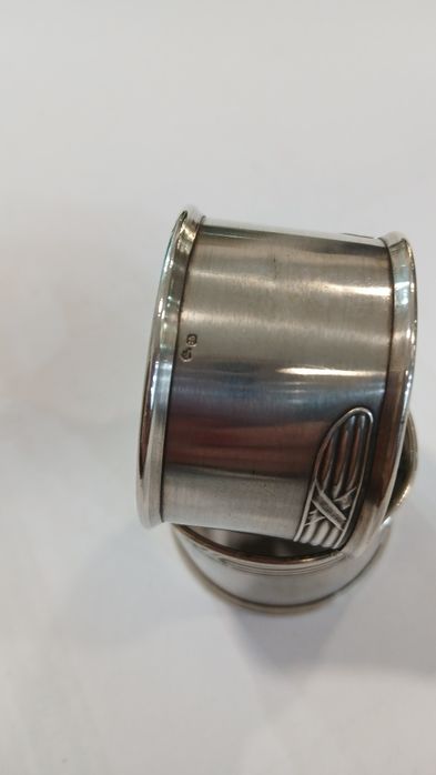 Argolas de guardanapo em prata.  Antigas