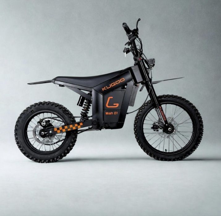 NEW! Електробайк KUGOO Wish 01 BLACK EDITION (2026) З регульованою підвіскою!