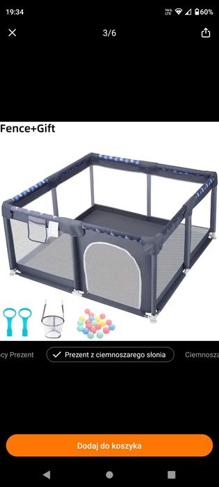 Kojec ogrodzenie dla dziecka