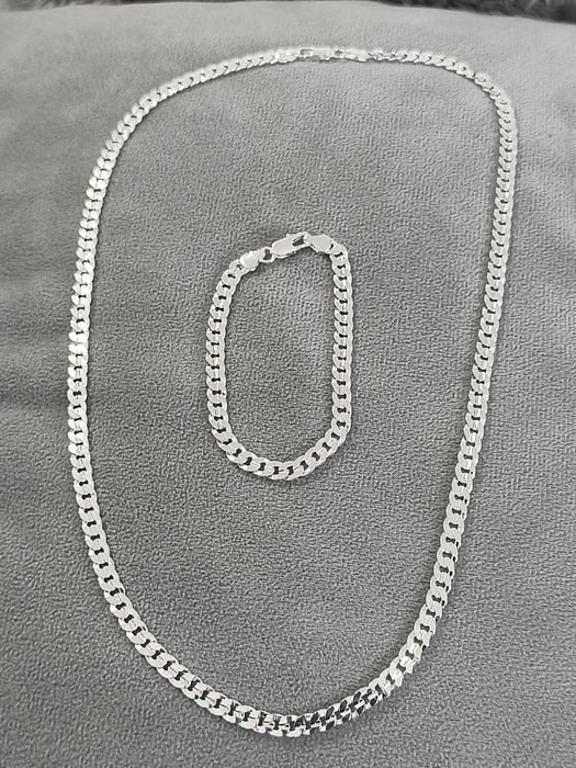 Colar e Pulseira Vigorys Prata
