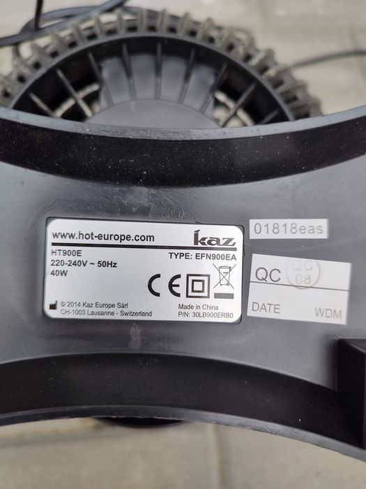 Wentylator podłogowy Honeywell mocny biurkowy obrotowy