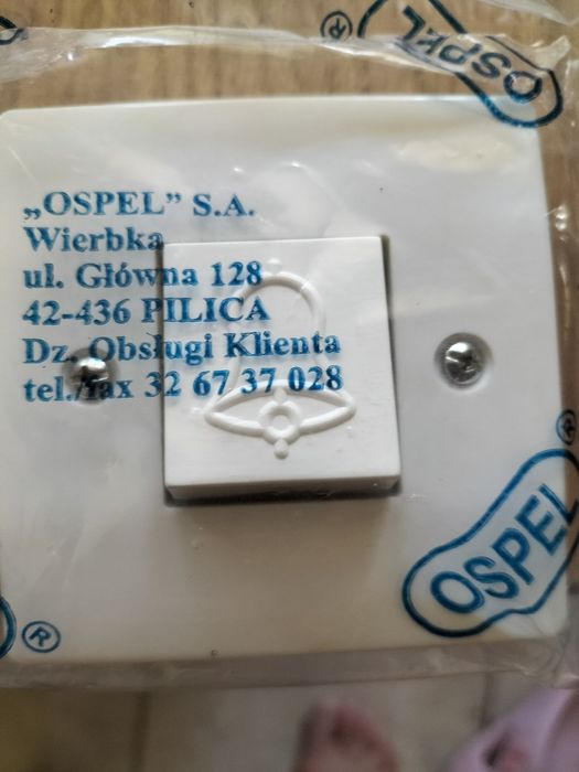 Wyłącznik dzwonkowy Ospel prl