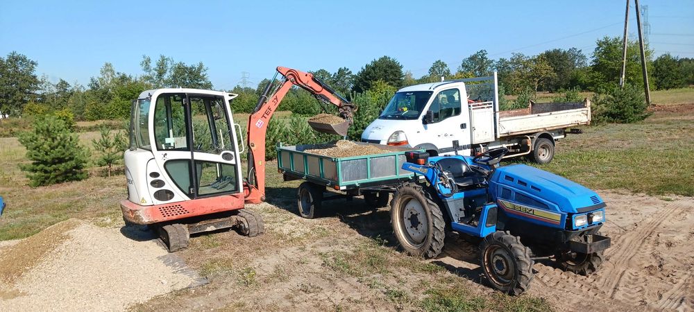Usługi koparko Ładowarką minikoparką