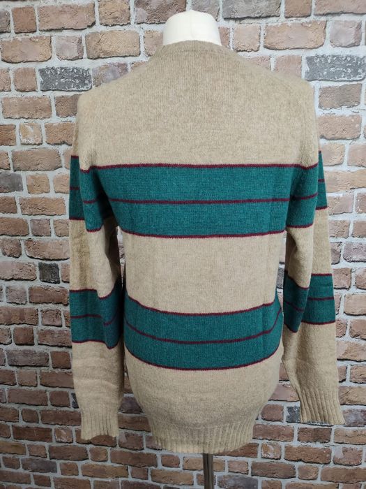 Męski dłuższy sweter w paski rozm. M/l ww
