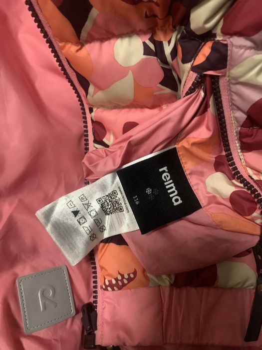 Демосезонний Пуховик двусторонний Finnoo reima рейма 116