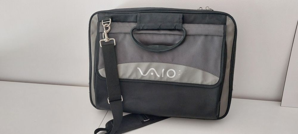 Mala computador Sony vaio - preto/cinza