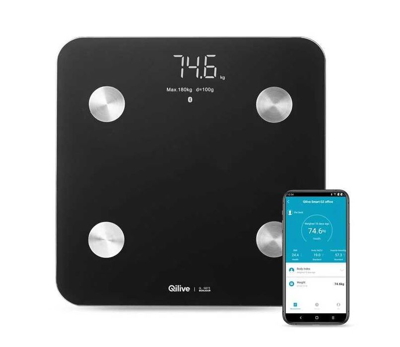 Balança Inteligente / Smart Scale Qilive Q.5873 (Como Nova na Caixa)