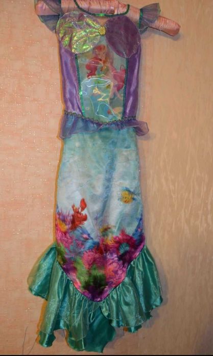 дуже нарядна сукня Русалки Дісней 5-6 років