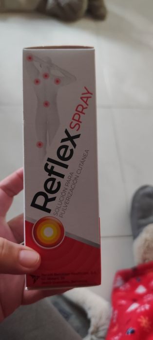 spray, REFLEX, excelente para dores musculares,, NOVO