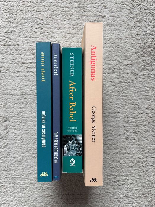 George Steiner - Pack 4 livros (Antígonas, Gramáticas, Babel, Barba)