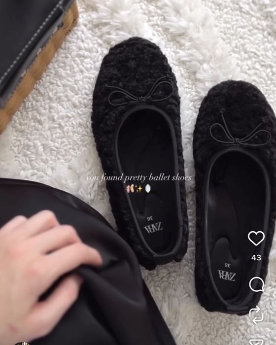 Балетки теді zara 36 розмір