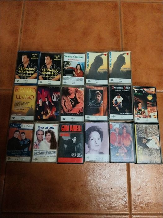 Cassetes de Música Antigas - Lote