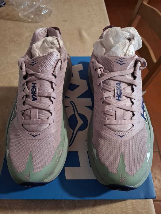 Sapatilhas HOKA Torrent 4 rosa verde lilás mulher