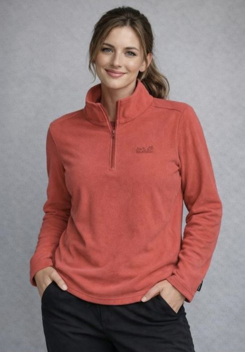 Jack Wolfskin жіноча флісова кофта/зіпка.М'ягенька і тепла